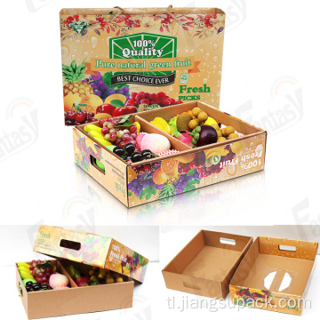 Custom Vegetable Fruit Packing Carton Box.